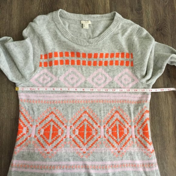 J. Crew Geometric Fair Isle Sweater - Picture 7 of 9